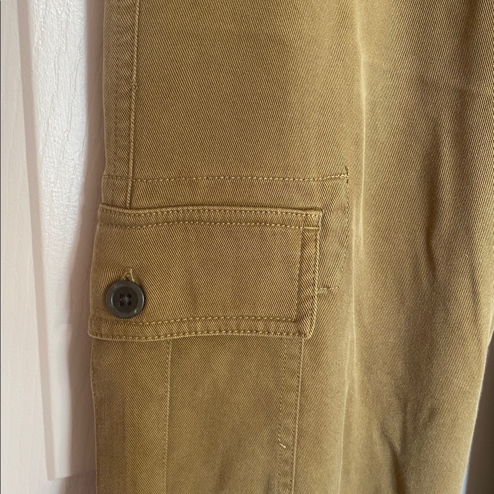 Sundance Sz 10 High-Rise Utility Cargo Pants in Olive Brown - Picture 7 of 15